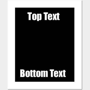 bottom text Posters and Art